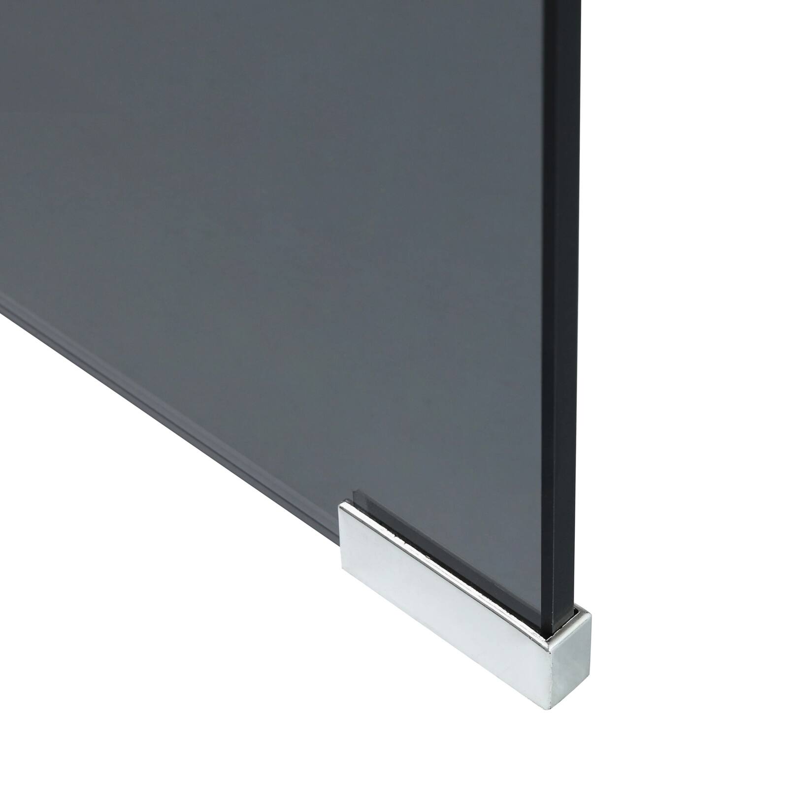 Mesa de centro de cristal templado rectangular 110x50 cm