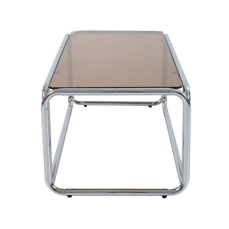 Mesa de centro de cristal templado rectangular 110x50 cm (6/8)