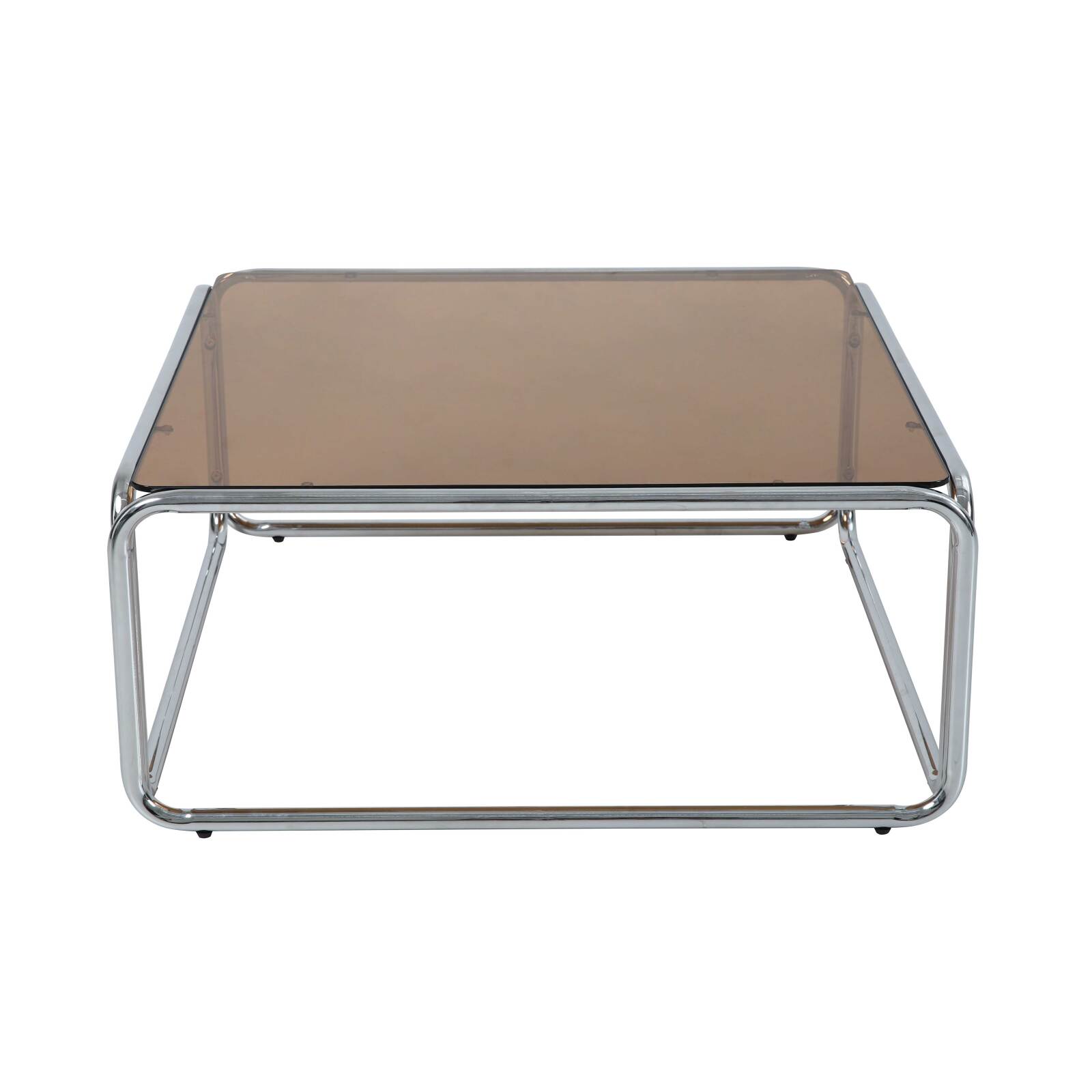 Mesa de centro de cristal templado cuadrada 90x90 cm