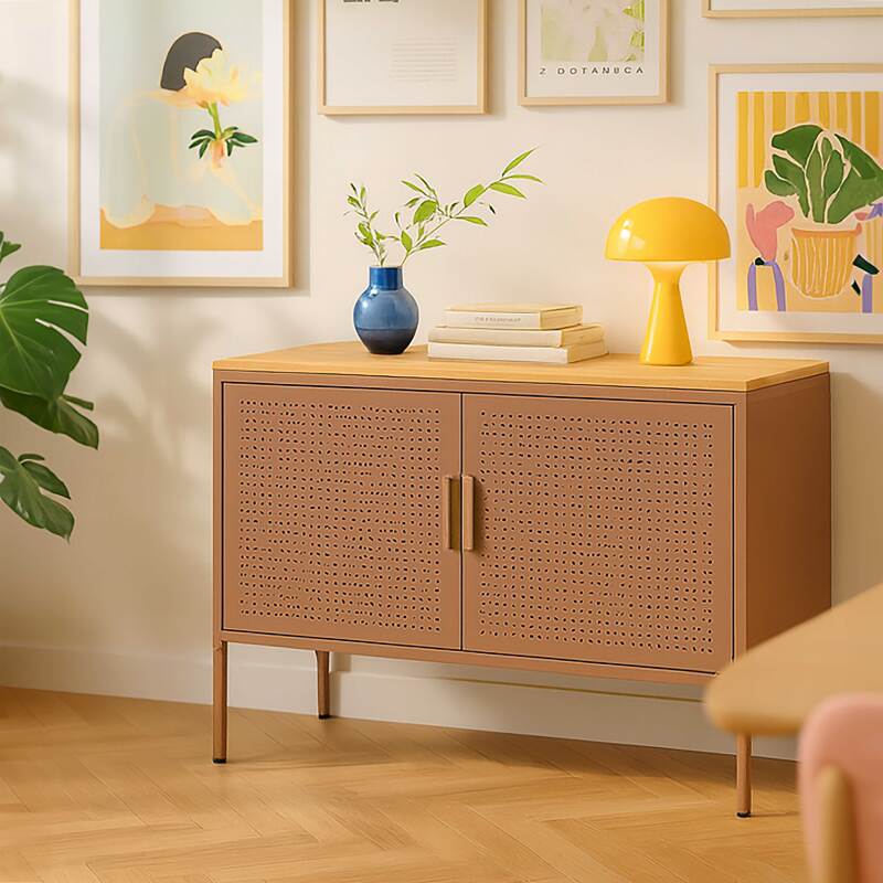 Aparador de metal 2 puertas 100 cm (2/8)