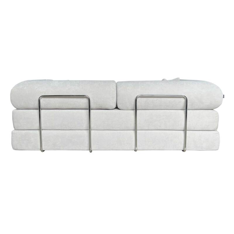 Sofá Cama 2 plazas en tela de con cojines (4/8)