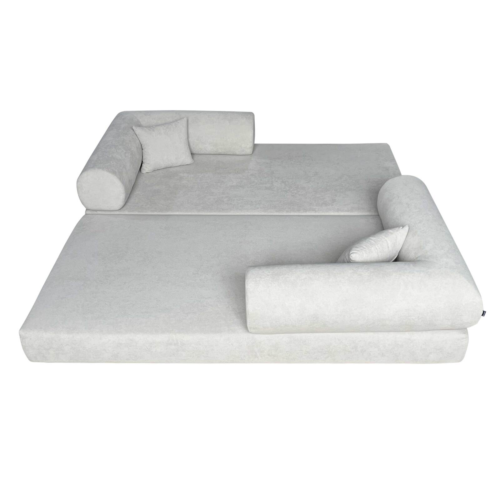 Sofá Cama 2 plazas en tela de con cojines