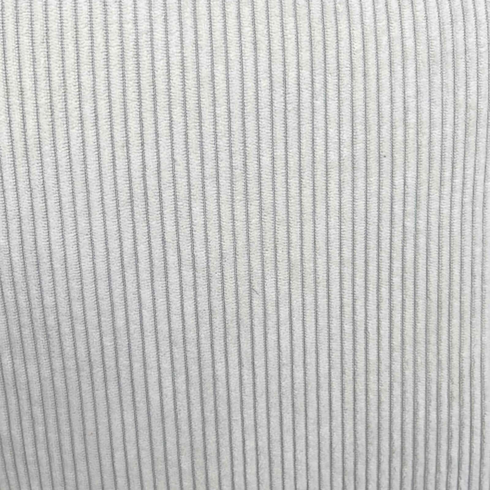 Sofá 2 plazas en tejido acanalado con cojínes