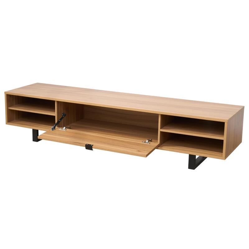Mueble TV de efecto madera 160 cm estilo industrial