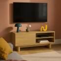Mueble de TV efecto madera estilo escandinavo 120 cm