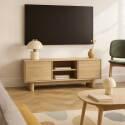 Mueble de TV efecto madera estilo escandinavo 160 cm