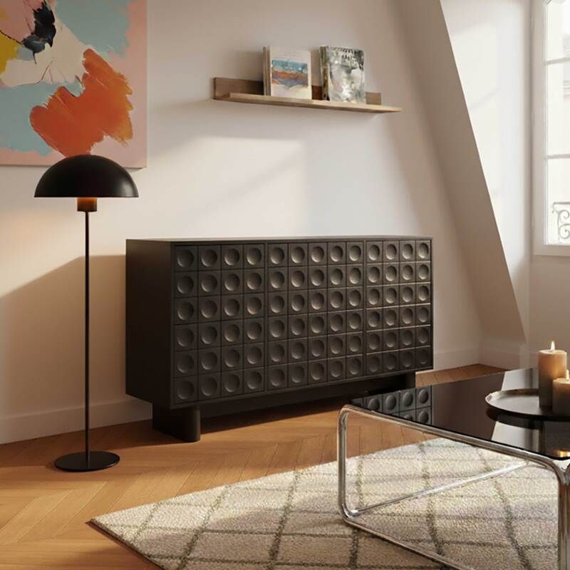 Aparador liso 3 puertas 124 cm (6/7)