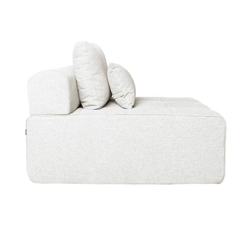 Módulo central de 1 plaza para sofá de tela con cojines