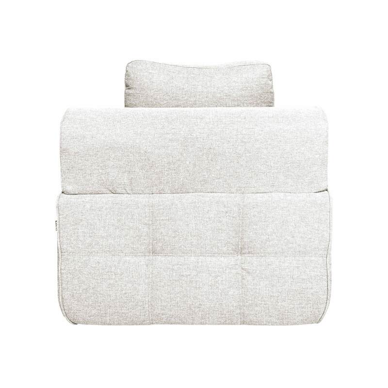 Módulo central de 1 plaza para sofá de tela con cojines