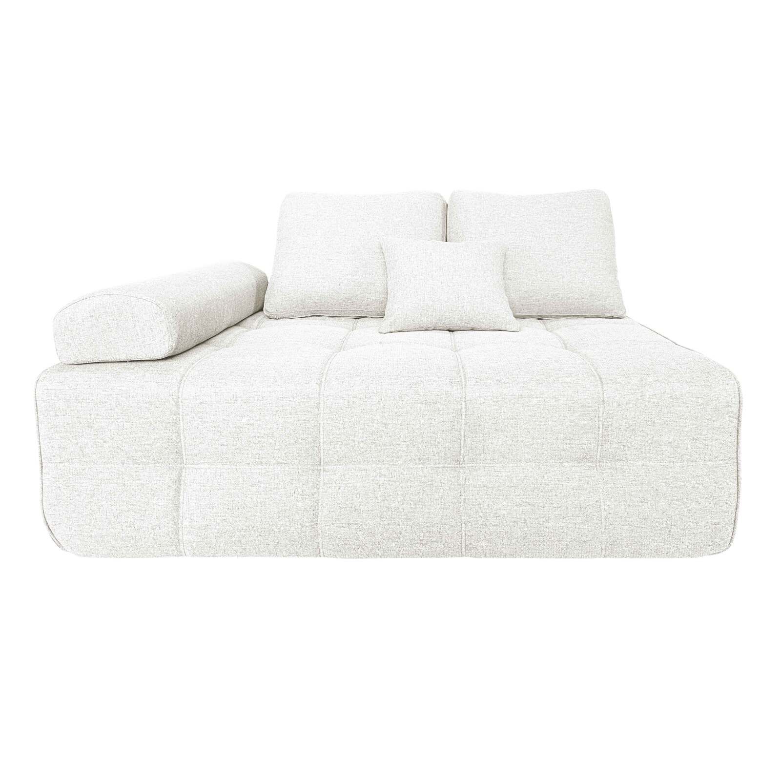 Sillón derecho para sofá modular de tela con cojines