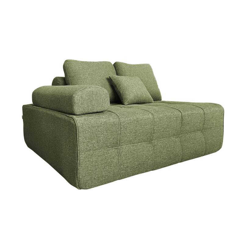 Sillón derecho para sofá modular de tela con cojines