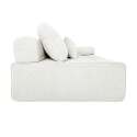 Sillón izquierdo para sofá modular de tela con cojines