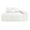 Sillón izquierdo para sofá modular de tela con cojines