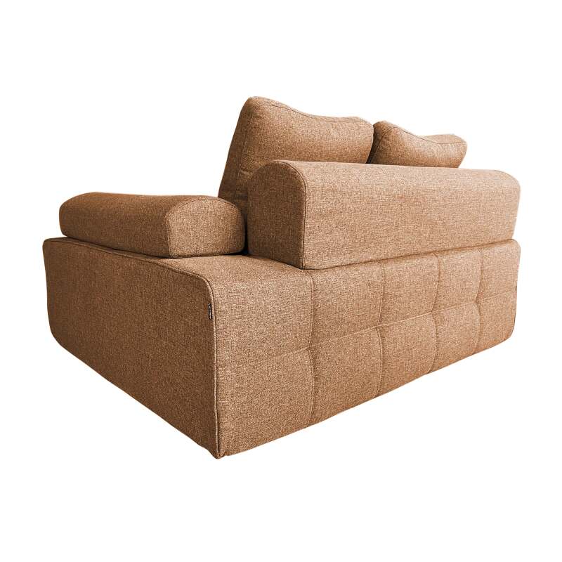 Sillón izquierdo para sofá modular de tela con cojines