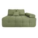 Sillón izquierdo para sofá modular de tela con cojines