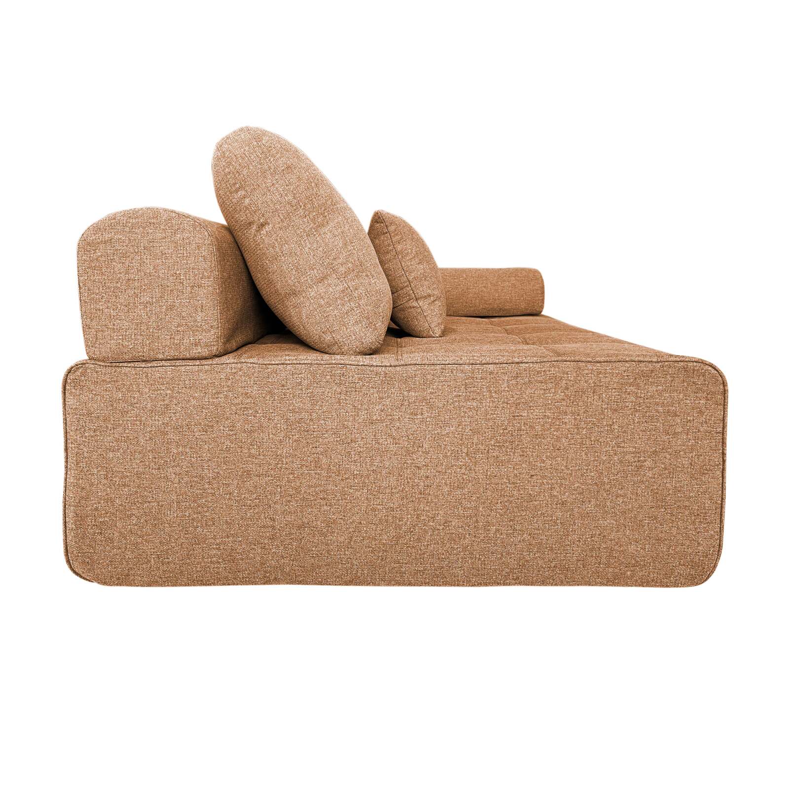 Sillón izquierdo para sofá modular de tela con cojines