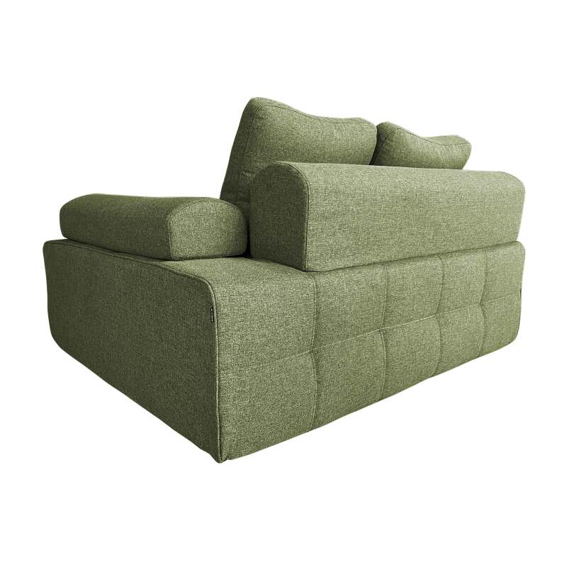 Sillón izquierdo para sofá modular de tela con cojines