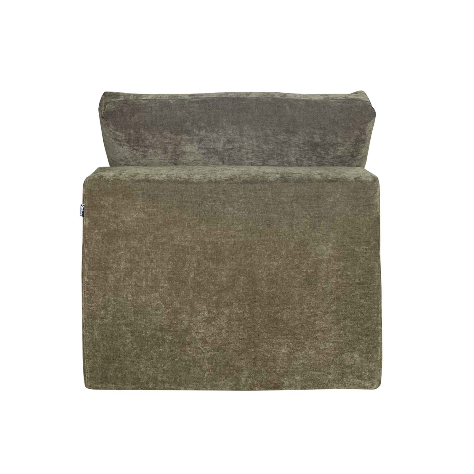 Módulo central de 1 plaza para sofá de tela con cojines
