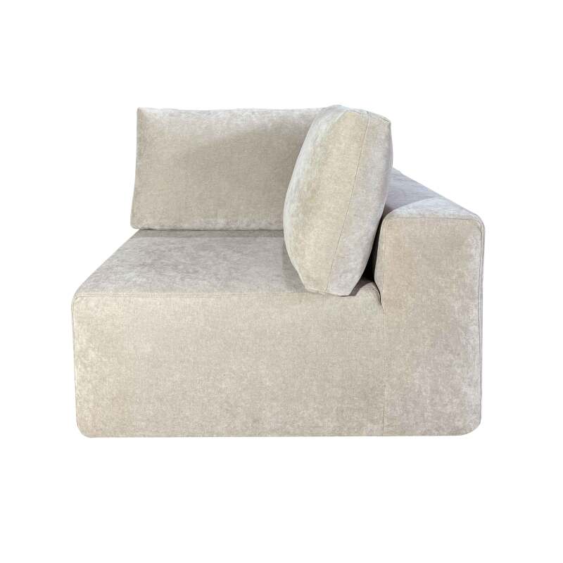 Módulo bien de 1 plaza para sofá de tela con cojines
 (3/6)