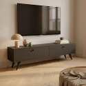 Mueble TV de melamina 160 cm