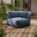Sillón esquinero para sofá modular de exterior