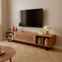 Mueble TV de efecto madera 160 cm
