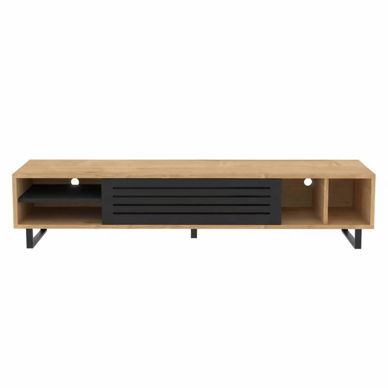 Mueble TV de efecto madera 160 cm