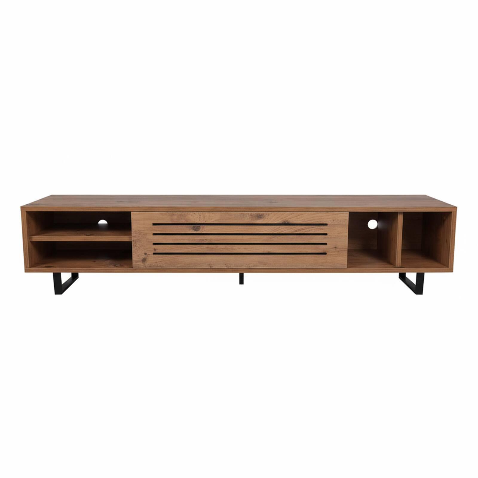 Mueble TV de efecto madera 160 cm