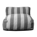 Sillón a rayas para sofá modular de exterior