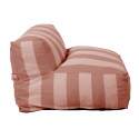 Sillón a rayas para sofá modular de exterior