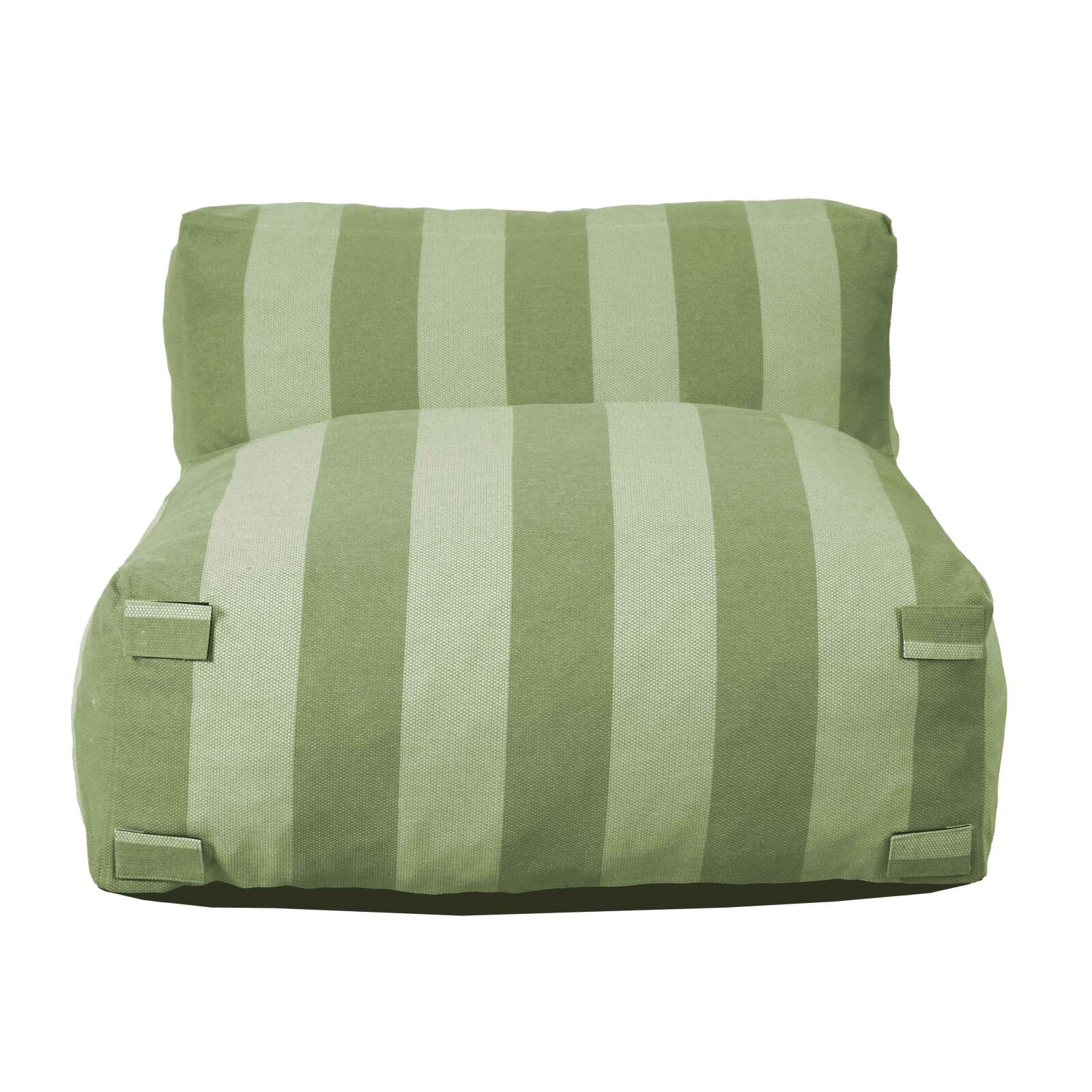 Sillón a rayas para sofá modular de exterior