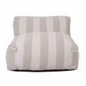 Sillón a rayas para sofá modular de exterior