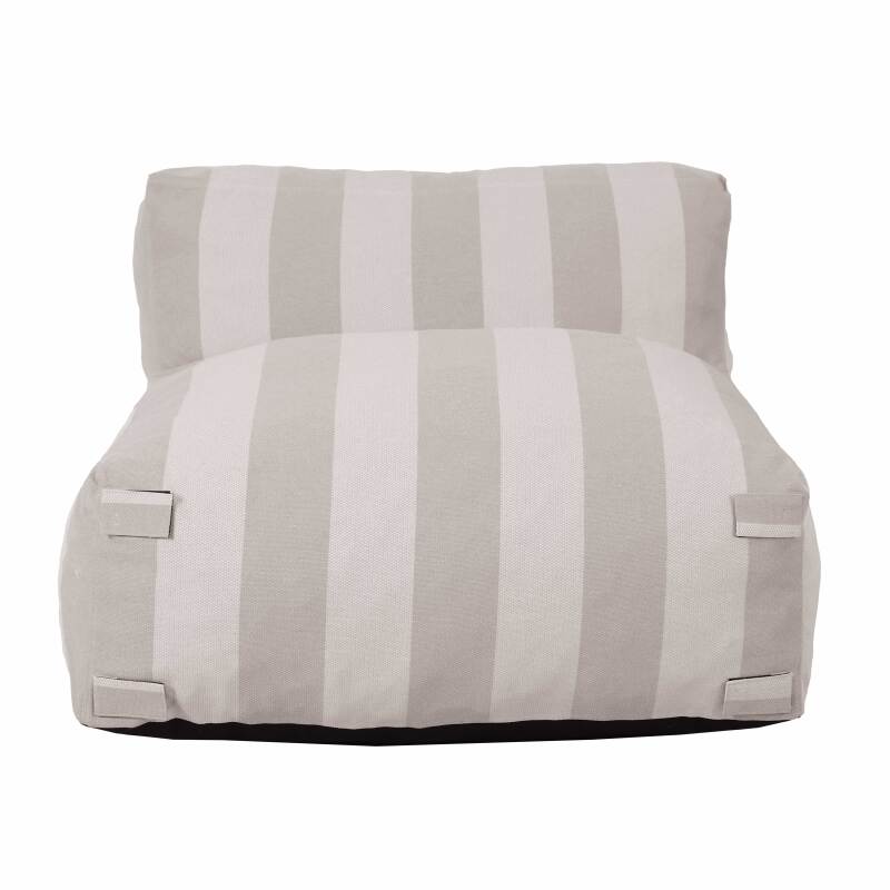 Sillón a rayas para sofá modular de exterior (3/7)