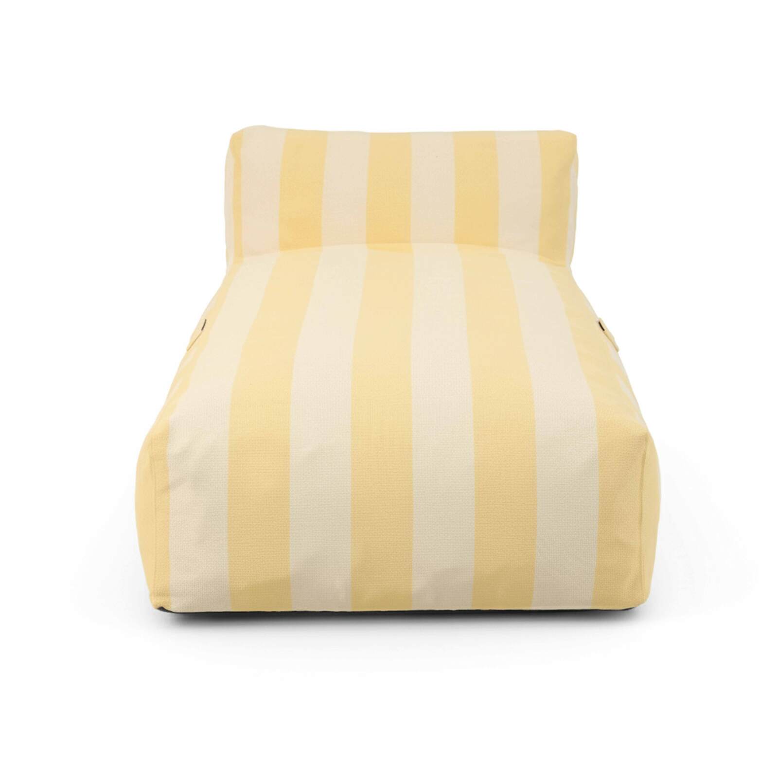 Chaise longue a rayas para sofá modular de exterior