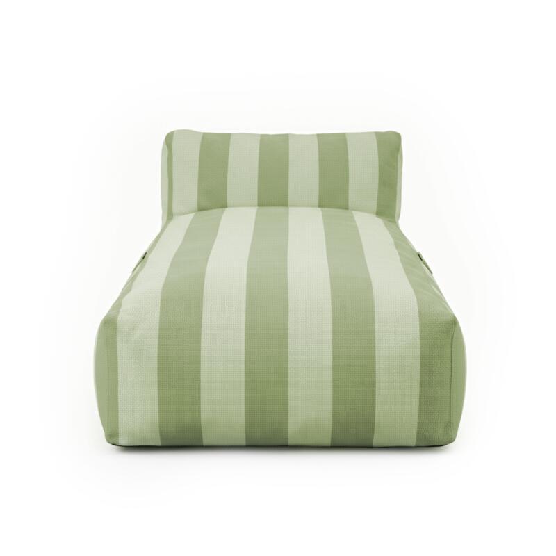 Chaise longue a rayas para sofá modular de exterior (3/6)