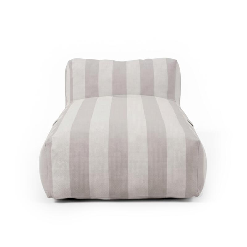 Chaise longue a rayas para sofá modular de exterior (3/6)