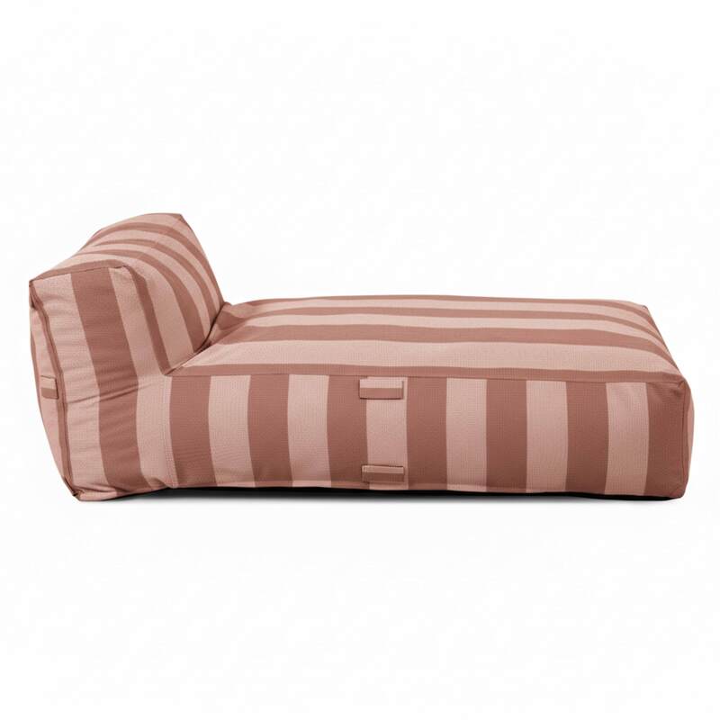 Chaise longue a rayas para sofá modular de exterior (2/6)