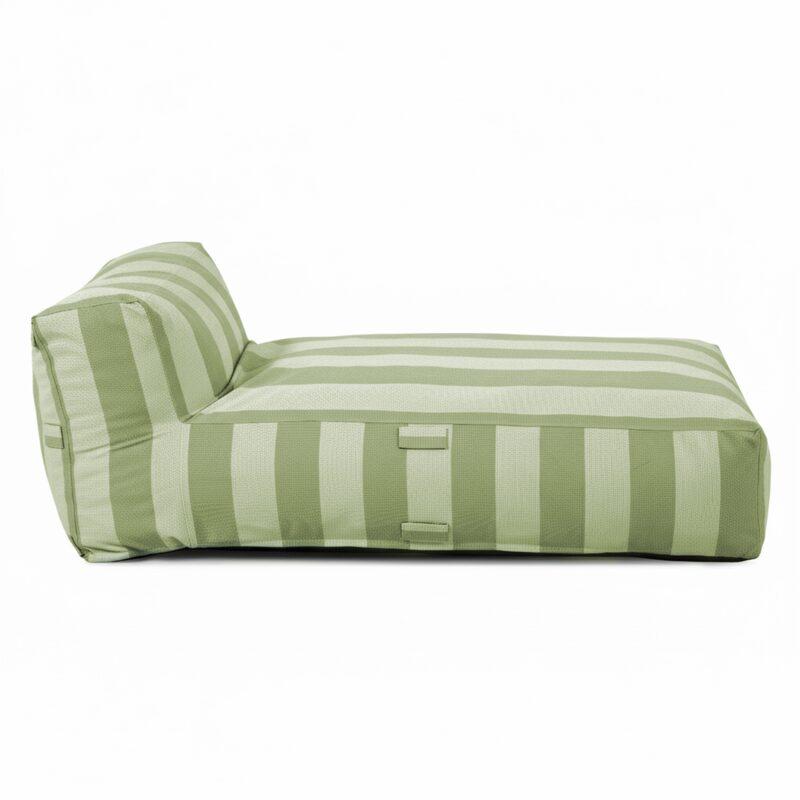 Chaise longue a rayas para sofá modular de exterior (2/6)