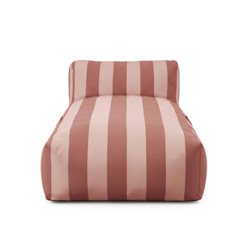 Chaise longue a rayas para sofá modular de exterior (3/6)