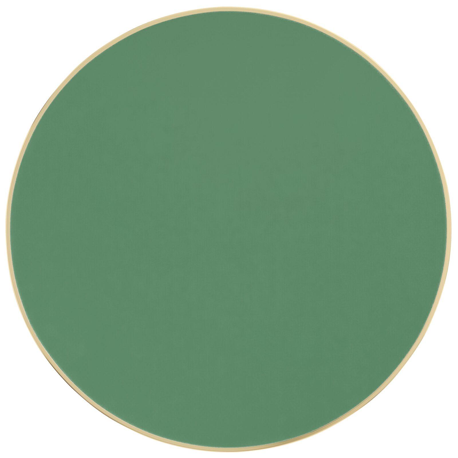 Tablero de madera contrachapada con revestimiento laminado y cantos de aluminio ⌀60 cm