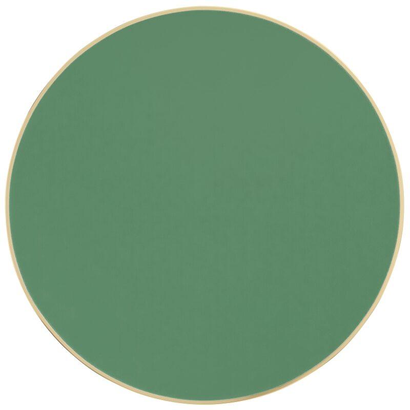 Tablero de madera contrachapada con revestimiento laminado y cantos de aluminio ⌀60 cm