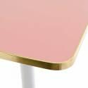 Tablero para mesa de laminado 70x70 cm con cantos de aluminio