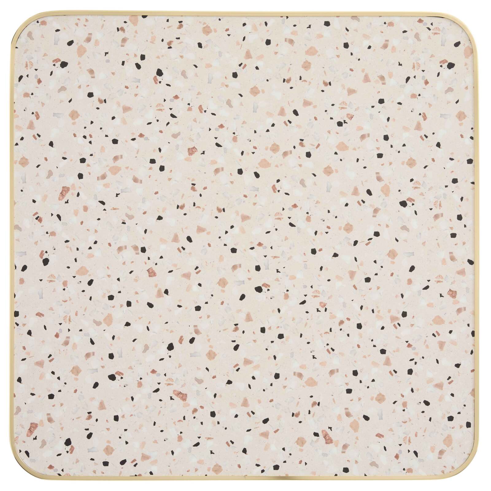 Tablero para mesa de laminado 70x70 cm con cantos de aluminio