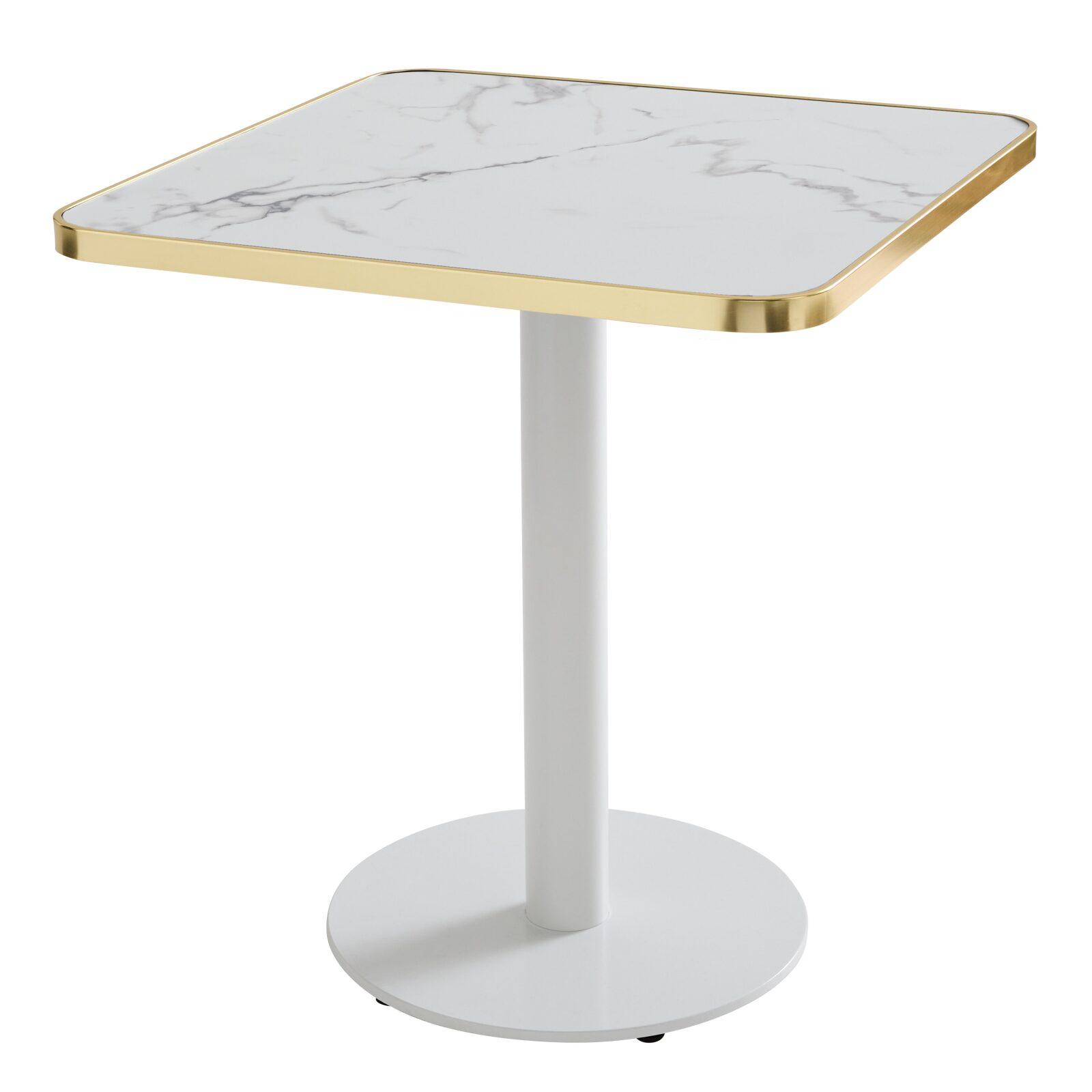 Tablero para mesa de laminado 70x70 cm con cantos de aluminio Tablero para mesa de laminado 70x70 cm con cantos de aluminio