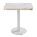 Tablero para mesa de laminado 70x70 cm con cantos de aluminio