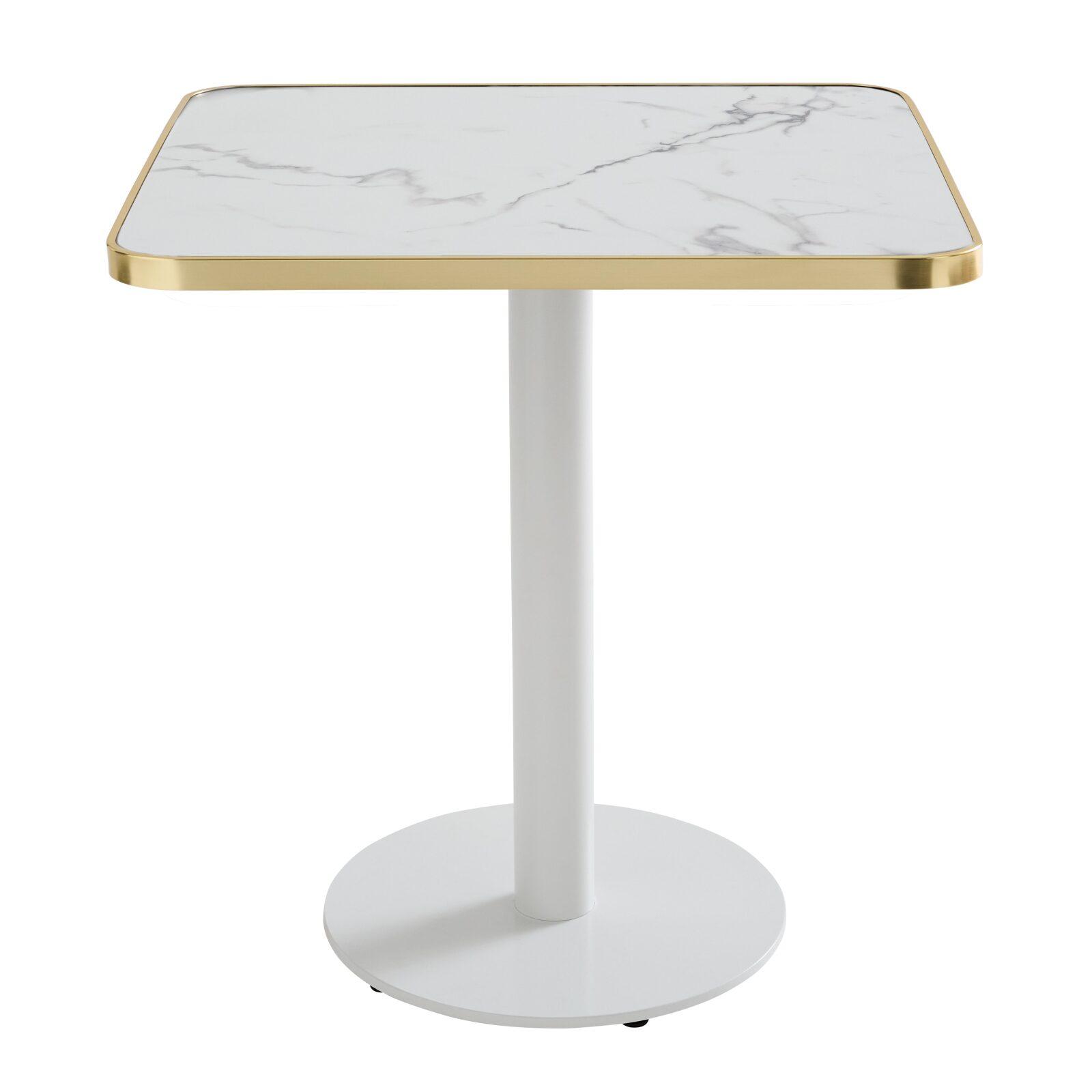 Tablero para mesa de laminado 70x70 cm con cantos de aluminio Tablero para mesa de laminado 70x70 cm con cantos de aluminio