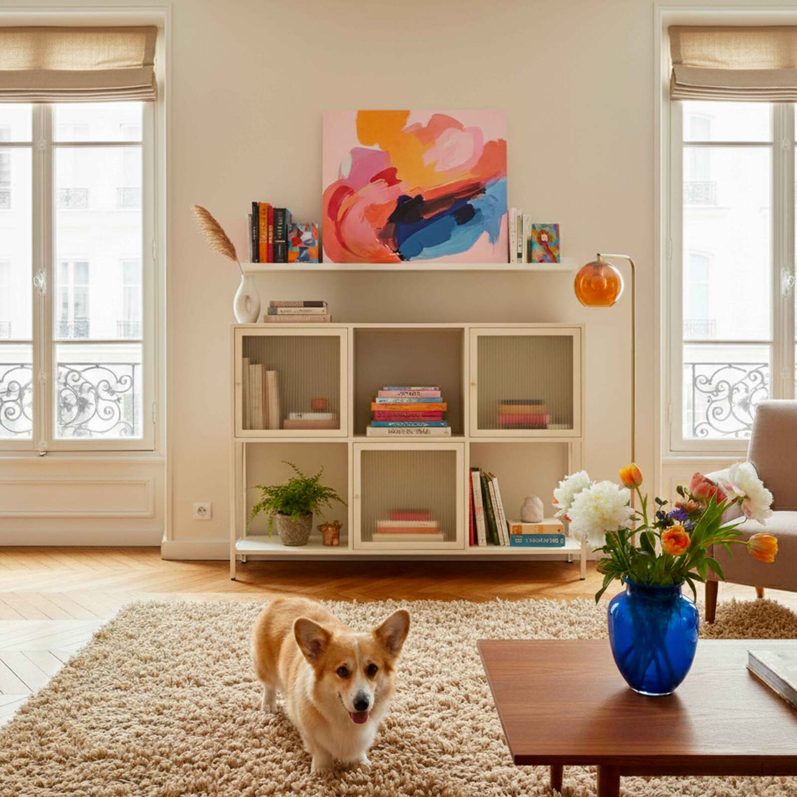 Aparador de metal 3 puertas 120 cm