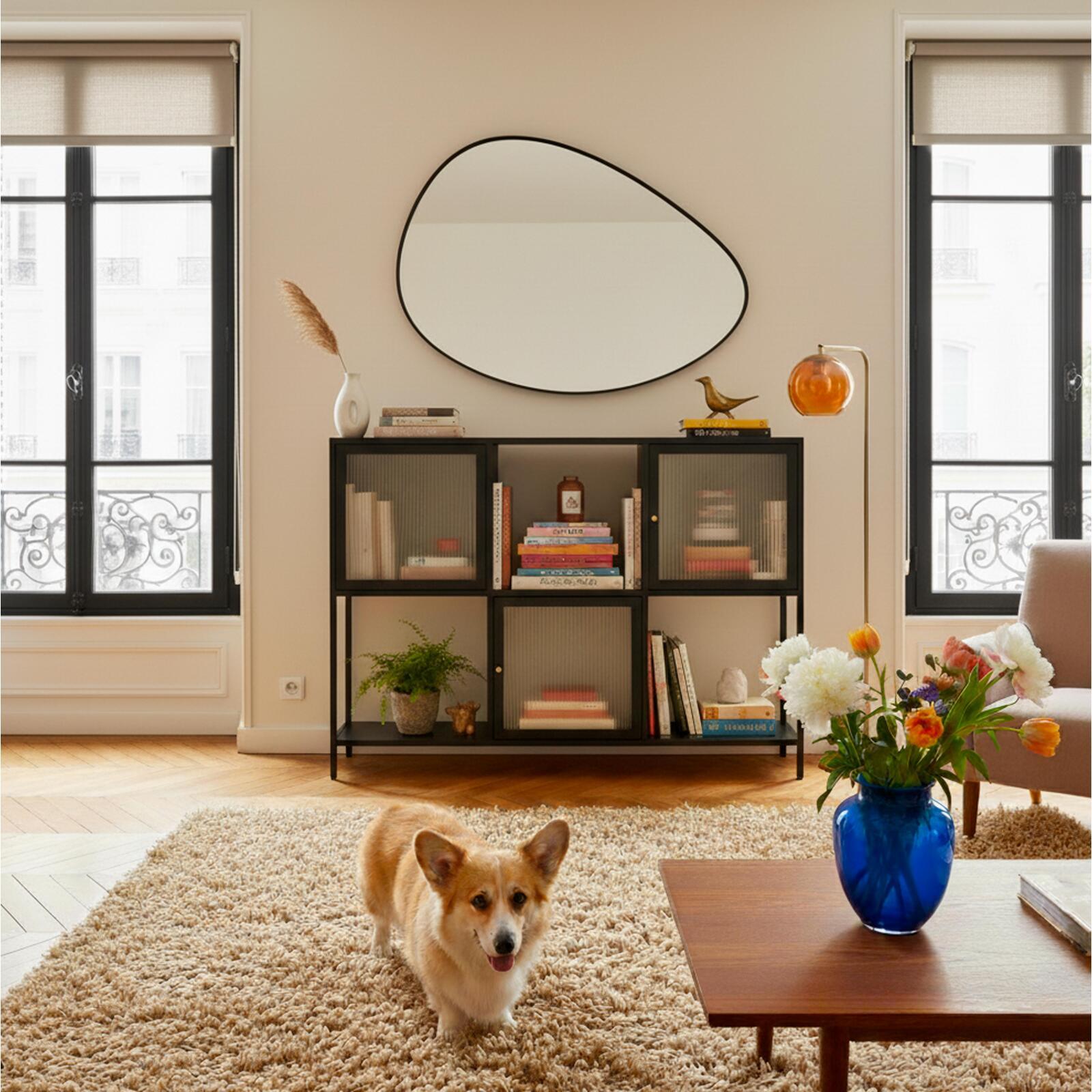 Aparador de metal 3 puertas 120 cm