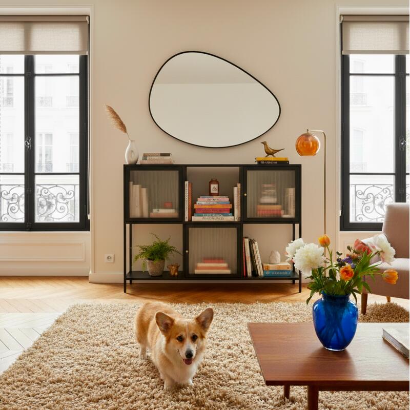 Aparador de metal 3 puertas 120 cm (2/9)