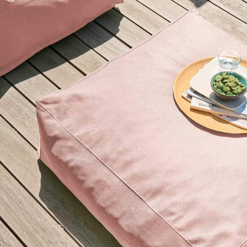 Sofá modular de exterior para 4 personas con 1 sillón, 2 sillones esquineros y 1 puf (5/6)